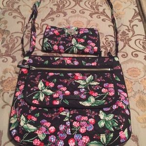 Large crossbody bag and wallet